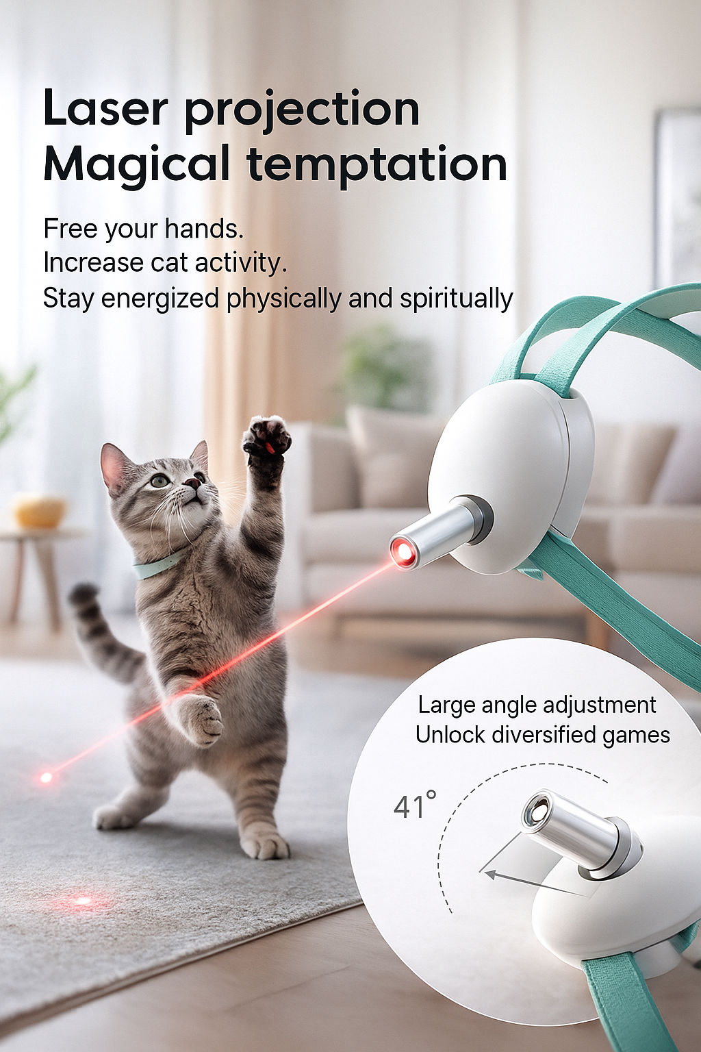 LaserPlay Cat Teaser Collar™